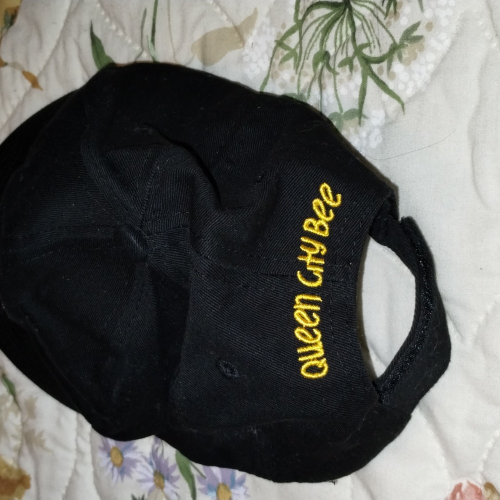 Cap With Embroidery " Queen City Bee" - Picture 2 of 3
